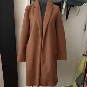 ZARA Women's Brown/Camel Coat, M